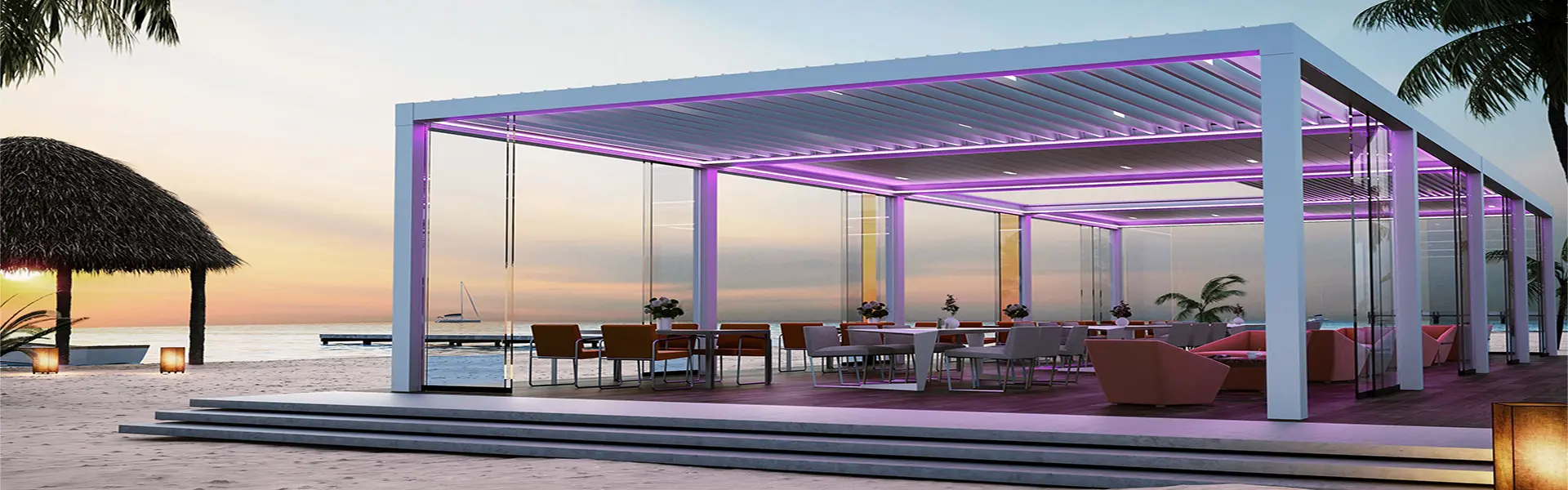 Pergola Sistemleri - Açık Alanlarda Gölgelendirme ve Yağış Yönetimi Çözümleri