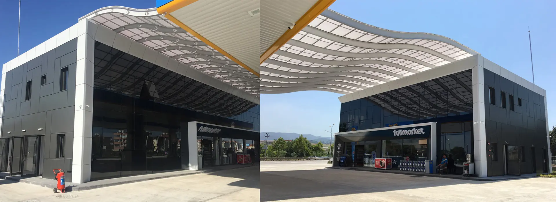 Akaryakit İstasyonu Kanopi Ve Tonoz Sistemleri