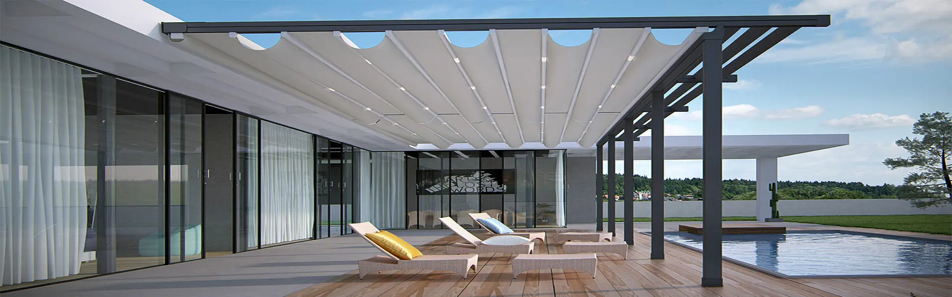 RAYLI TENTE PERGOLA SISTENLERI